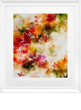 Autumn Warmth - White Framed