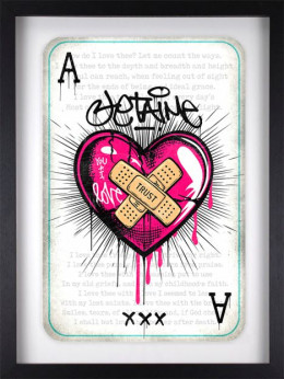 Broken Heart? - Artist Proof - Black Framed