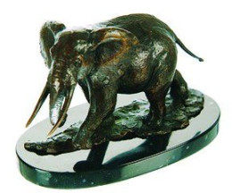 Bull Elephant - Bronze