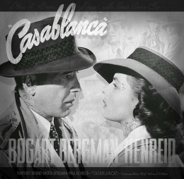 Casablanca - Black And White - Mounted