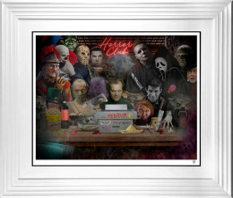 Do You Like Scary Movies - White Framed