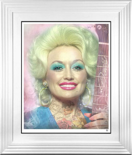 Dolly - Artist Proof White Framed