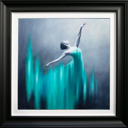 Emerald Dancer - Black Framed
