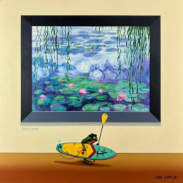 Fraud Monet - Le Paddle Boarder - Limited Edition - Framed