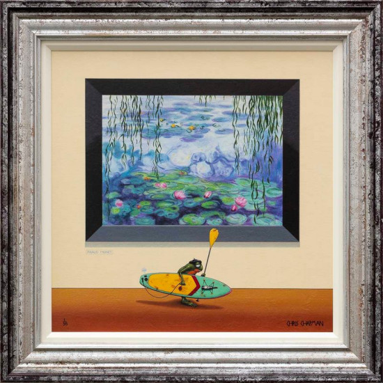 Fraud Monet - Le Paddle Boarder - Limited Edition - Framed