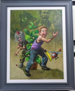 Get To Da Choppa! - Original - Framed