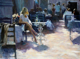 Girl At The Cafe