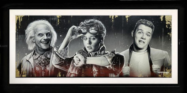 Great Scott! - Original Commission - Black Framed