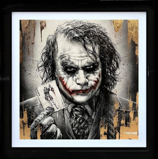 Joker Card - Original - Framed