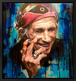 Keith Richards - Original - Framed