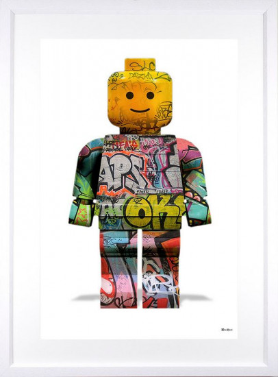 Lego Man Street - White Background