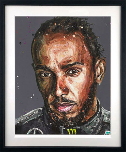 Lewis Portrait '23 - Artist Proof Black Framed