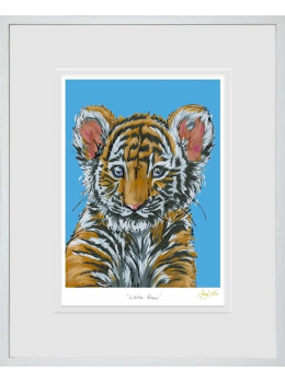 Little Roar - White Framed