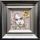 Marguerite - Silver-Blue Framed