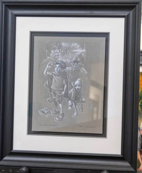 My Preciousss - Original Sketch - Framed