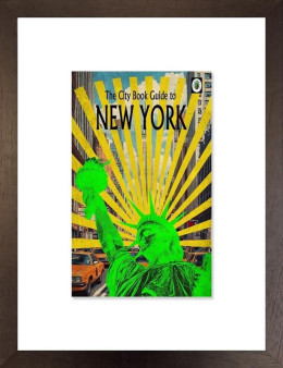 New York - The City Guide (3D Book Cover) - Framed