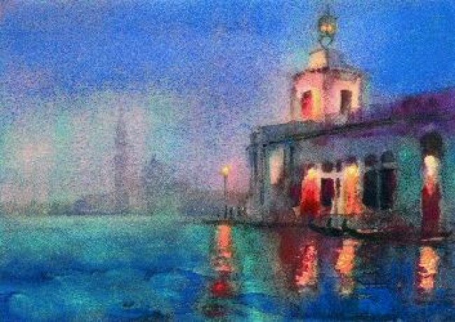 Nocturne, Venice - Print