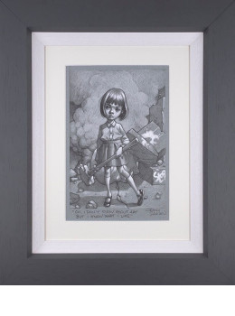 Oh, I Don't Know About Art, But I Know What I Like - Sketch - Grey Framed