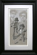 On a Mission - Original Sketch - Framed