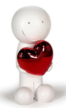 One Love (White And Red) - Sculpture