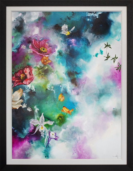 Opal II - Canvas - Black Framed