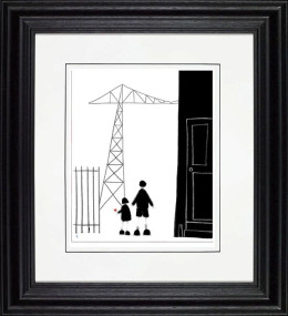 Over The Border - Black Framed