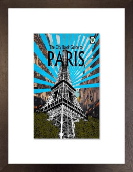 Paris - The City Guide (3D Book Cover) - Framed