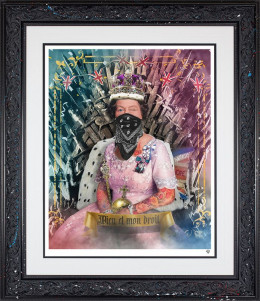 Queen Of Thrones - Black Framed