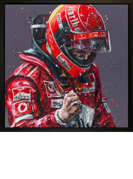 Schumacher Celebration - Canvas - Black Framed - Framed Box Canvas