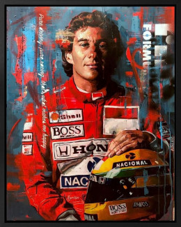 Senna - Original - Framed