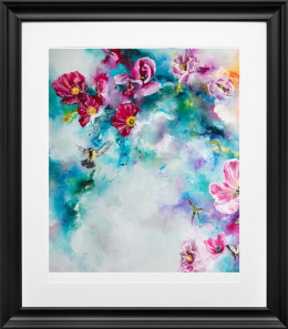 Spring Blossom I - Black Framed