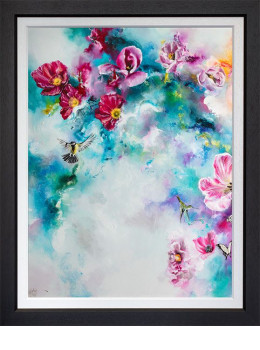 Spring Blossom I - Canvas - Black Framed