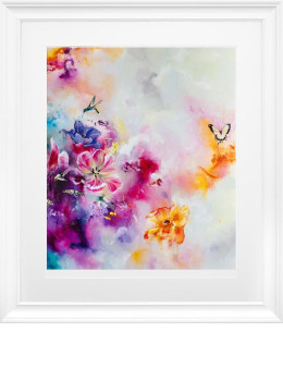 Spring Blossom II - White Framed