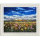 Sunrise Meadows - White Framed