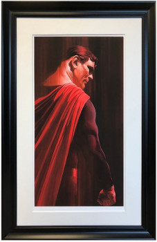 Superman - Shadows Collection - Artist Proof Black Framed