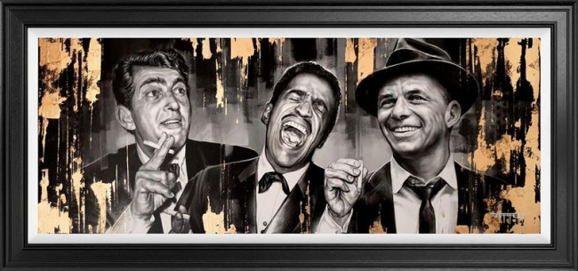 The Rat Pack - Limited Edition - Black Framed