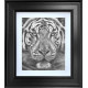 The Silent Warrior - Limited Edition Study - Black Framed