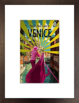 Venice - The City Guide (3D Book Cover) - Framed