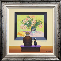 Vincent Van Earoff - Blooms And Bandage - Framed