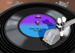 Vinyl - Clair de Lune - On Paper - Mounted