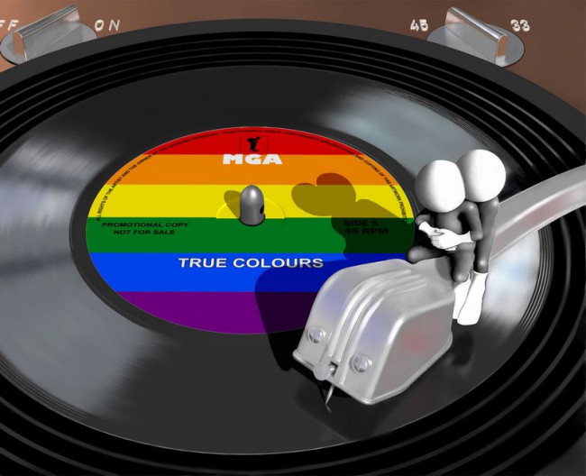 Vinyl - True Colours (Rainbow)