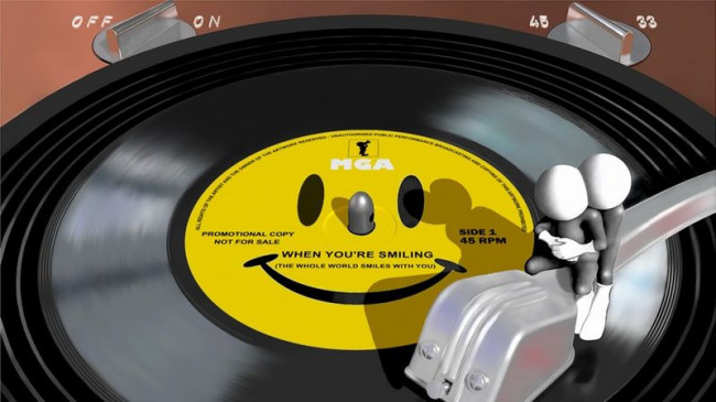 Vinyl - When You're Smiling - Black Framed