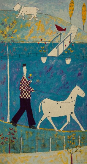 Walking The Horse - Print only