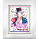 Wonka Needs You - White Framed