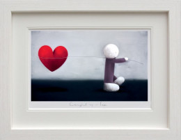 Caught Up In Love - Picture - White Framed