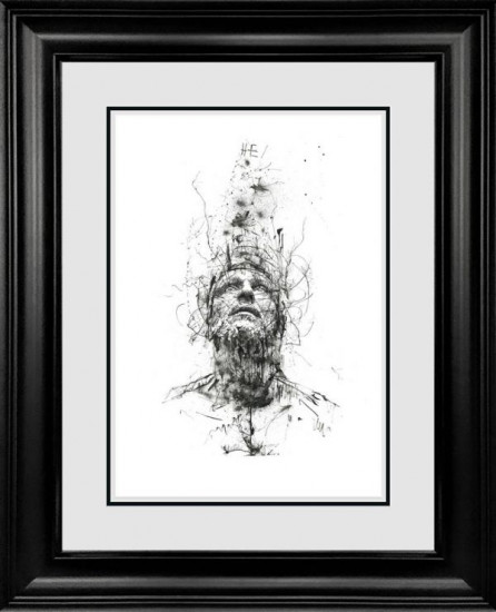 He Can't Help You - Original - Black Framed