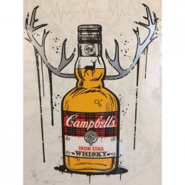 Iron Stag Whisky - Mounted