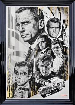 Licence To Kill - Limited Edition - Black Framed