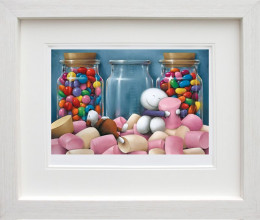 Life Is Sweet - Picture - White Framed