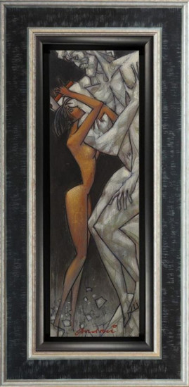 Metamorphosis Of Pygmalion - Original - Black Framed